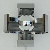 Vintage wall lamp INOX year 70