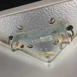 Space age wall lights in ABS plastic and frosted glass, set of 2