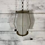 Vintage brass pendant light