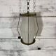 Suspension vintage en laiton