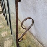 Old wrought iron marquee