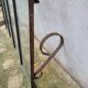 Old wrought iron marquee