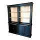 Black and wood dresser bookcase