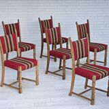 1970s, set 6 pcs of Danish dinning chairs, original good condition.
