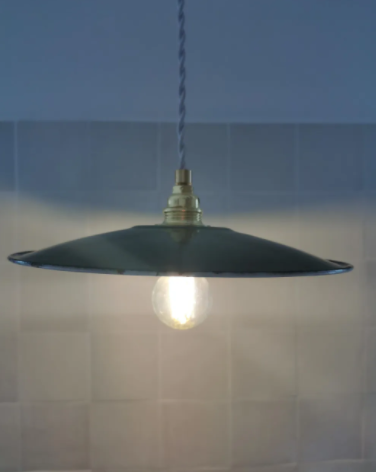 Enamelled sheet metal suspension 1950