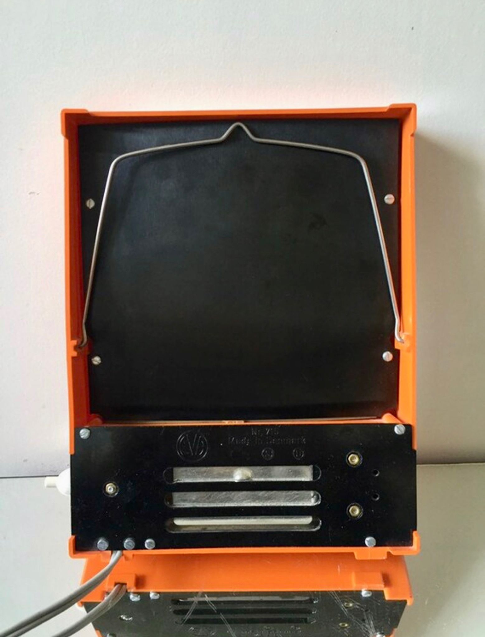 Miroir de courtoisie du milieu du siècle design danois