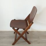 Folding chairs in US armed wood