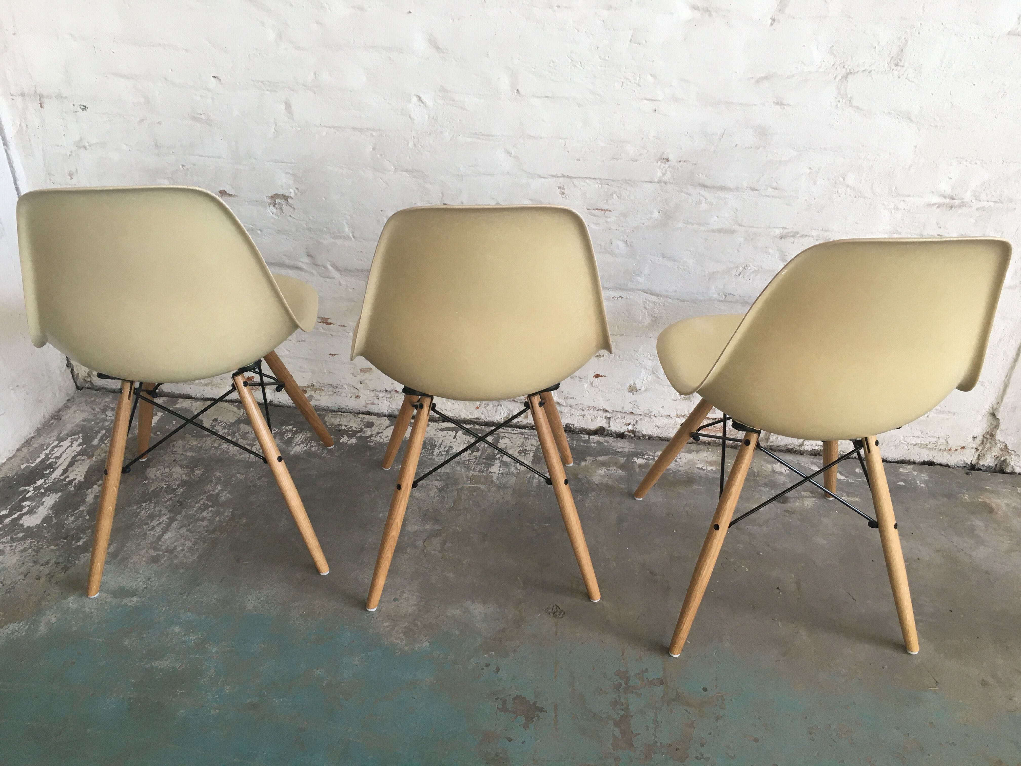 Ensemble de 6 chaises à manger DSW par Charles et Ray Eames