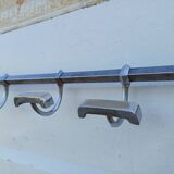 Vintage chrome coat rack and plastic balls
