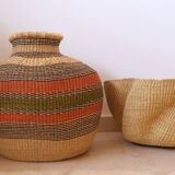 Handmade Decorative Bolga Basket Suspension