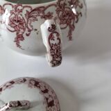 Saint-Amand & Hamage antique sugar bowl – Campanule rouge model