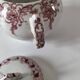 Saint-Amand & Hamage antique sugar bowl – Campanule rouge model