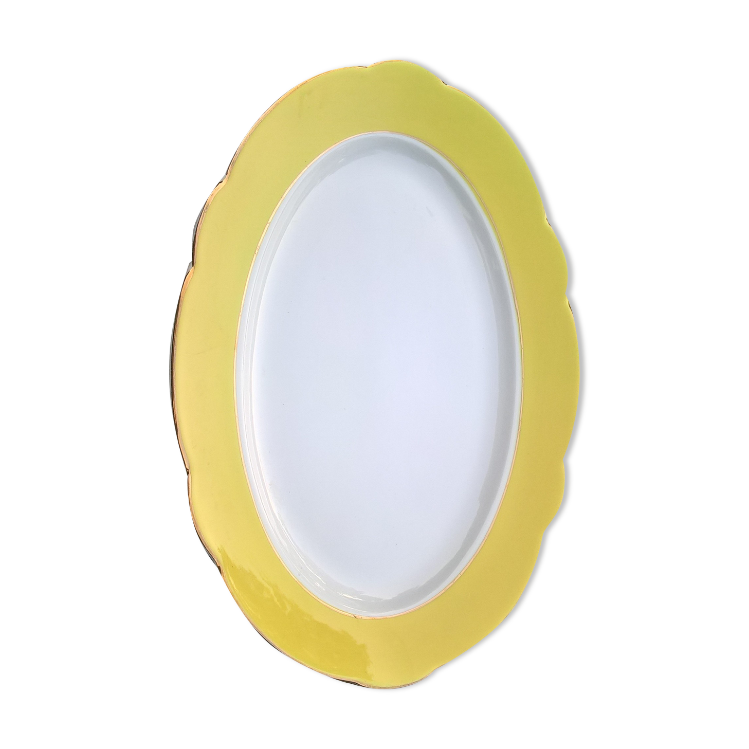 Plat K&G Luneville modèle "Jonquille"