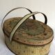 Sewing box, lithographed sheet metal box