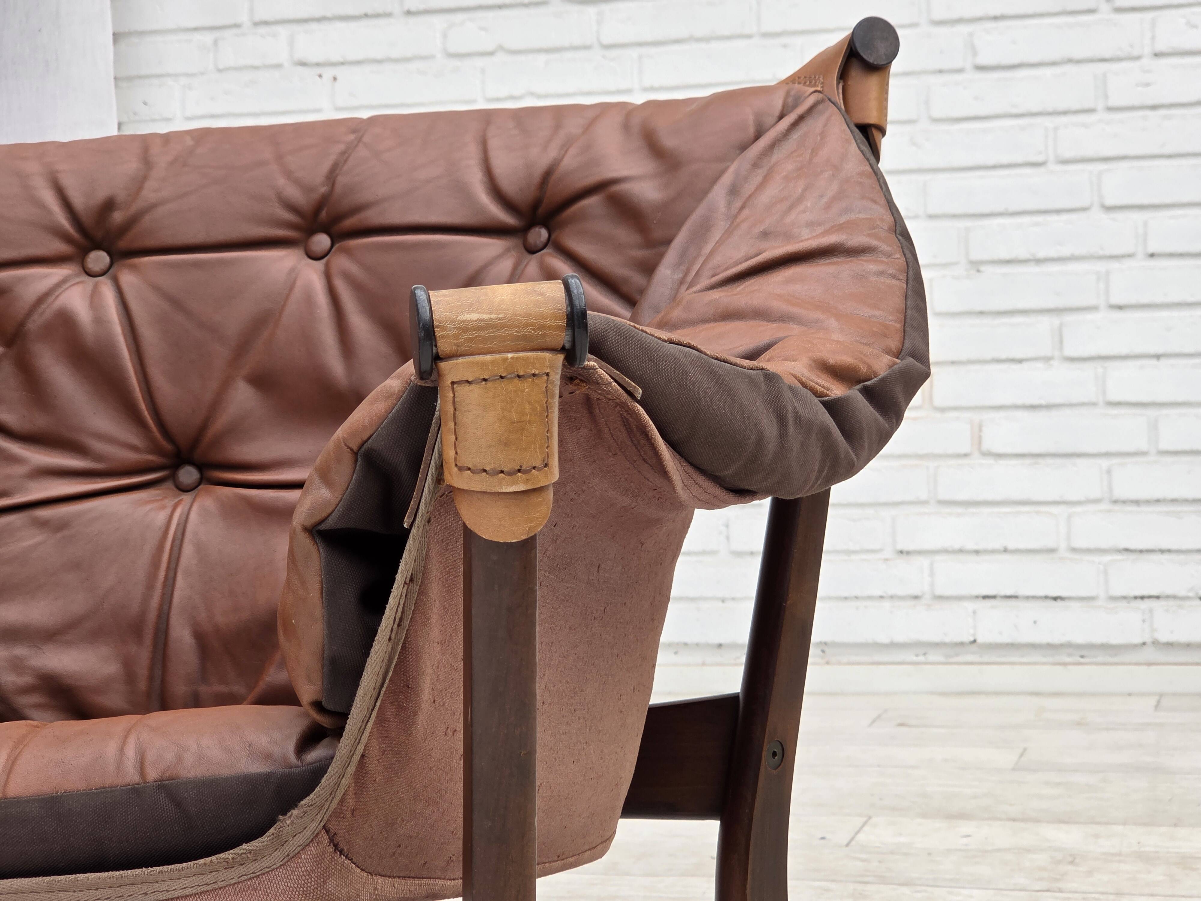 1970s, Norwegian design by Tormod Alnaes, "Trega" loungechair.