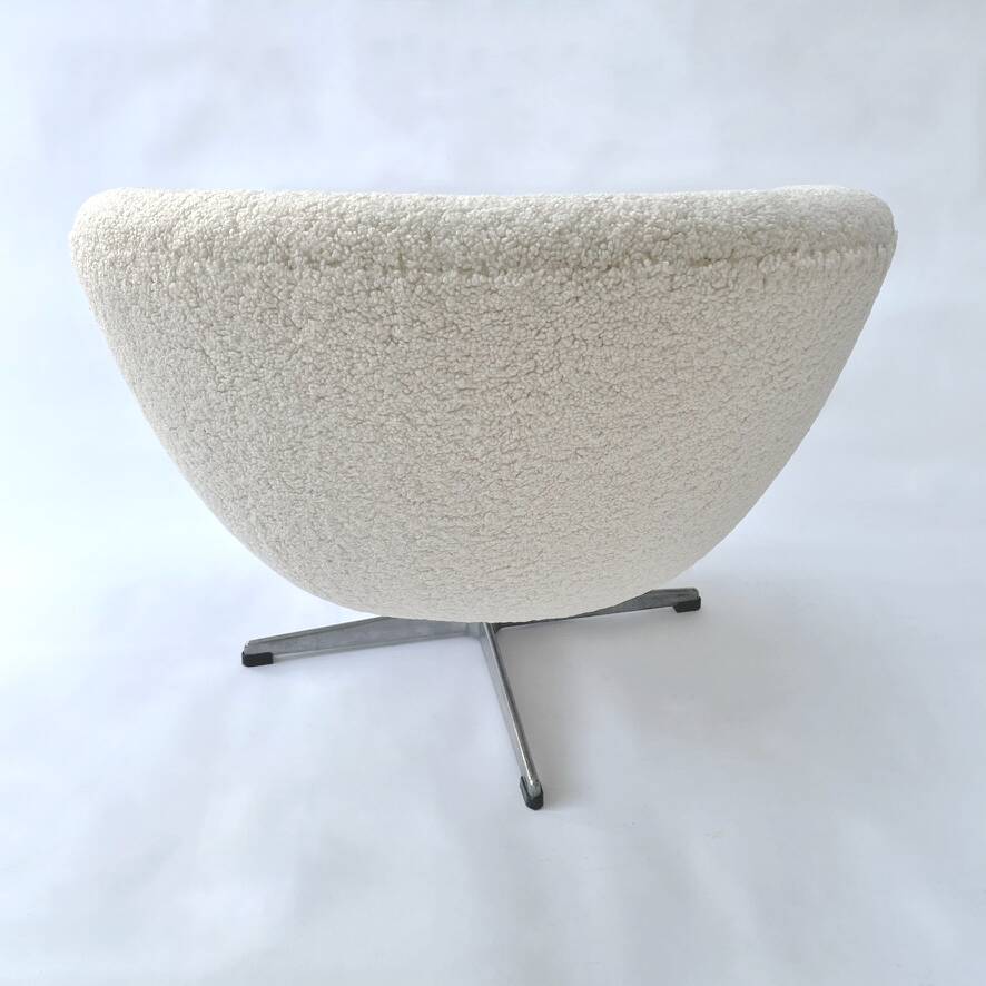 Swivel shell armchair, star legs Denmark 1960/1970