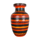 Multi-Color Pottery Fat Lava Multi-Color Floor Vase Made by Scheurich, Germany 1970s