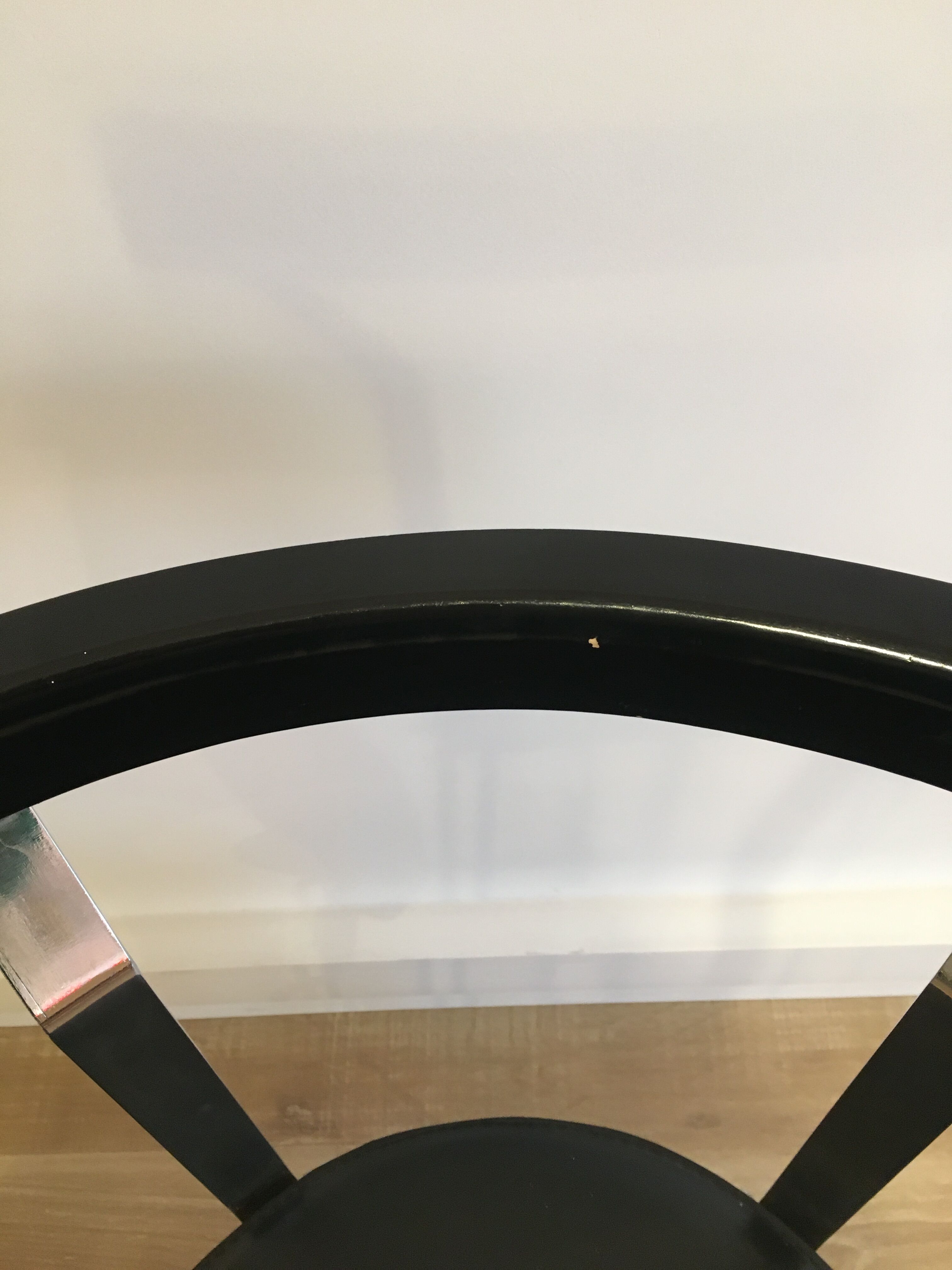 Glass round table and chairs 70/80