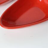 Pair of Saint Clément barbotine dishes