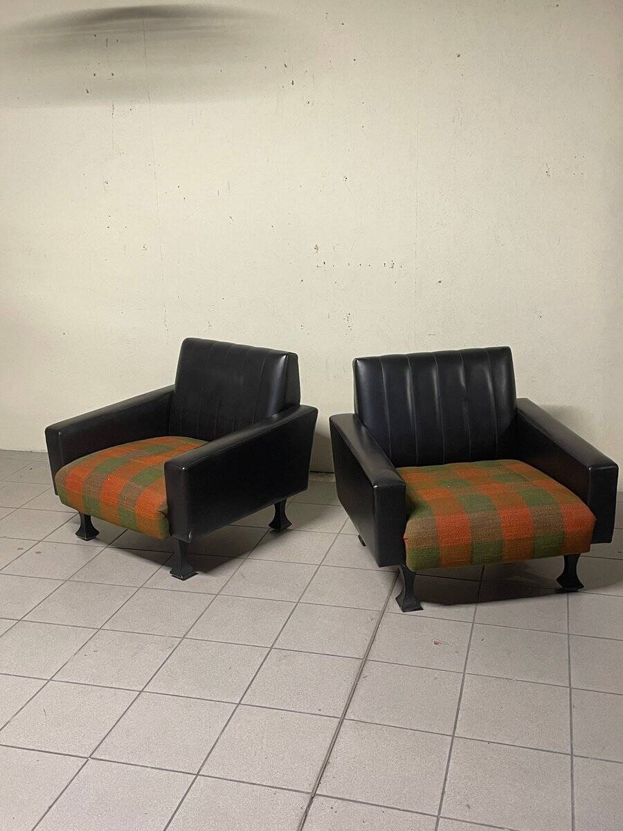 Armchairs, Italy, 1950s, set of 2
