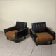 Armchairs, Italy, 1950s, set of 2