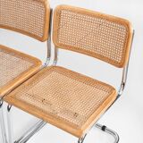 Set of 6 Cesca chairs. Made according to the design by Marcel Breuer. 80s.