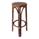Vintage rattan high stool 60s/70s