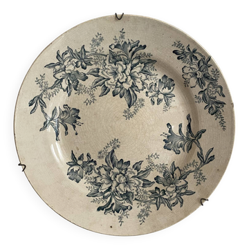 Ironstone plate "Floreal" 29.5 cm