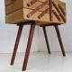 Vintage sewing cart feet compass