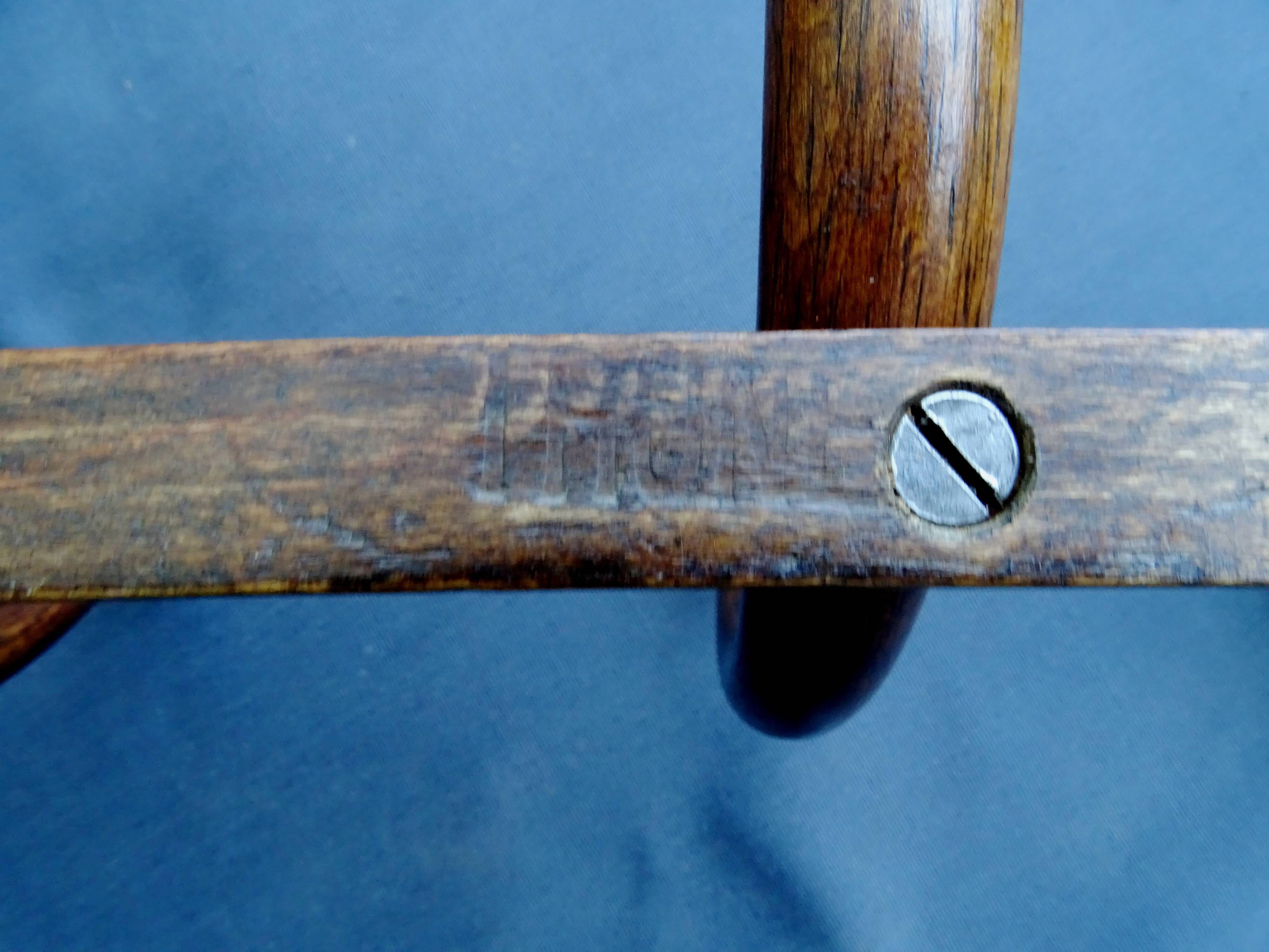 Thonet wall-mounted coat and hat rack circa 1890, 5-pointed