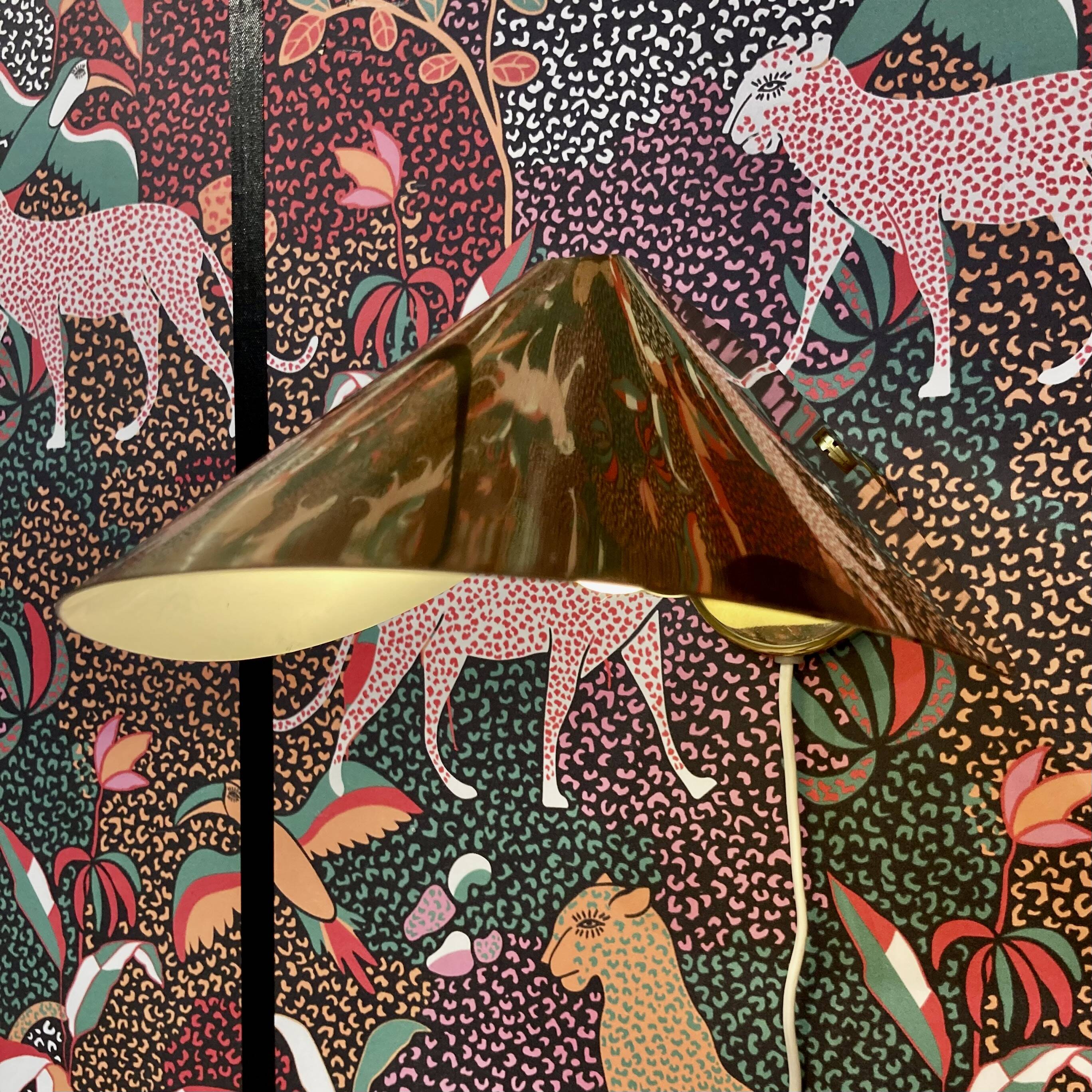 Large modular wall light Scandinavian design.