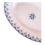 Oval iron earth dish