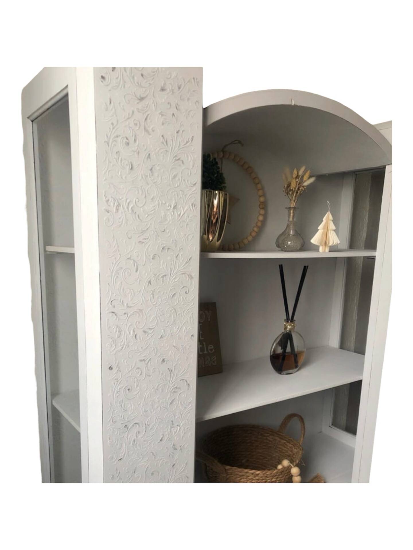 Library / patinated display cabinet
