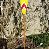 Painted wooden paddle