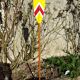 Painted wooden paddle