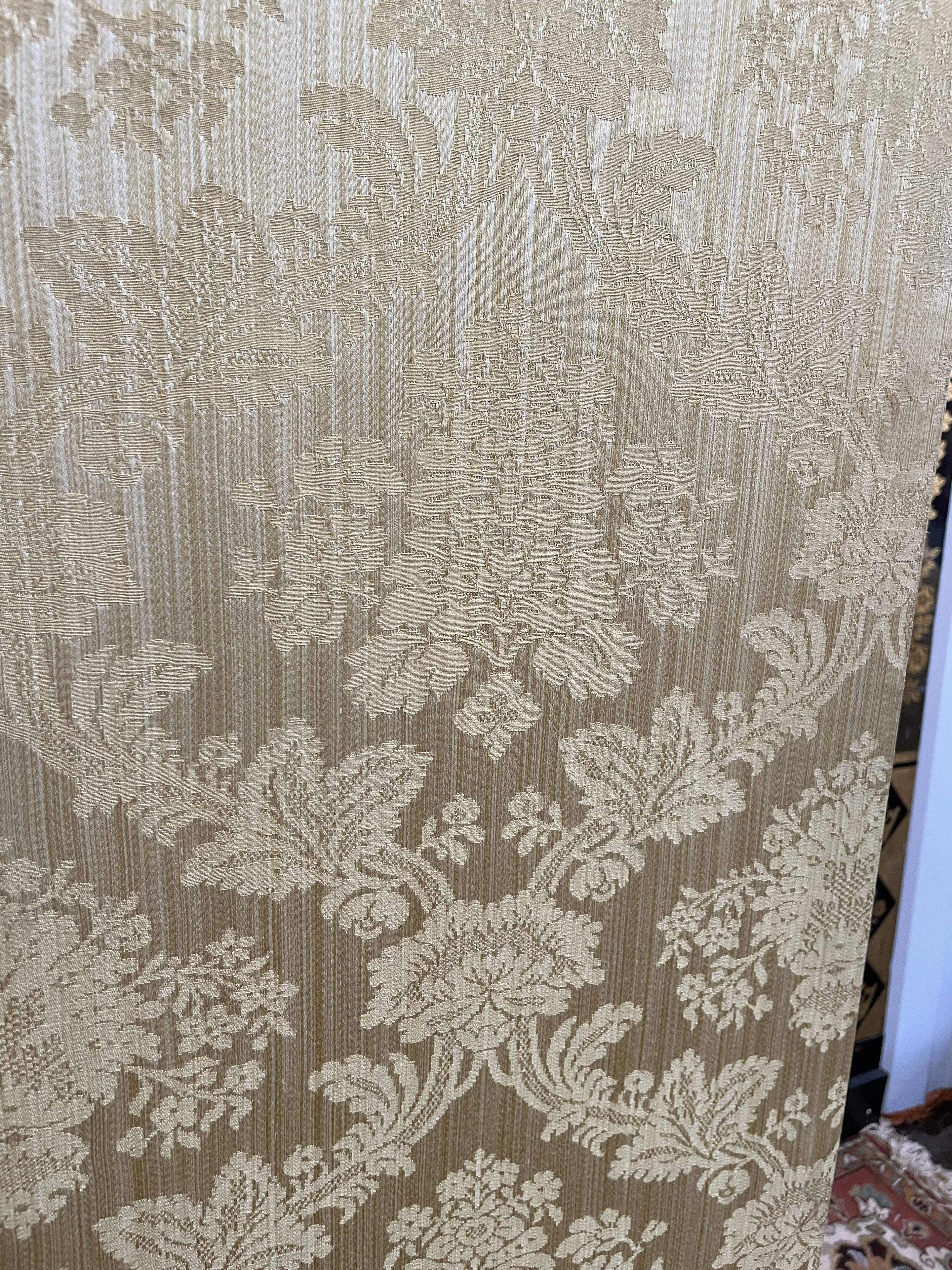Paravent en tissu « Damas » 1960