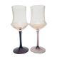 Art Deco wine glasses, Poland, 1930s, set of 2