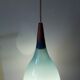 Scandinavian suspension light in blown glass by Holmegaard from the 1950s, 60s.
