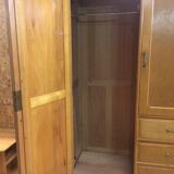 Art Deco cabinet in oak and veneer