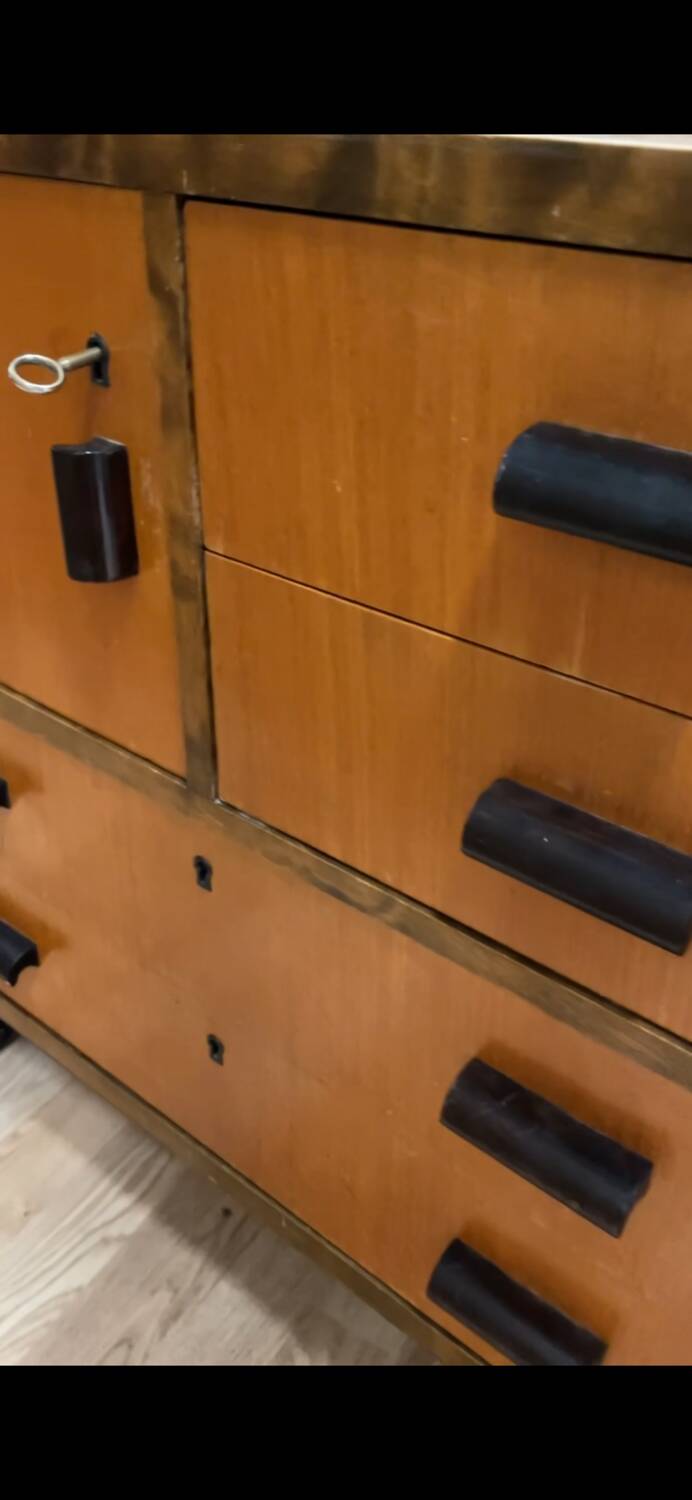 Commode  scandinave en bouleau, Axel Larsson, Bodafors, Suède, 1960