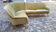 Canapé d'angle modular scandinave danois des années 50 vert tendre glacé