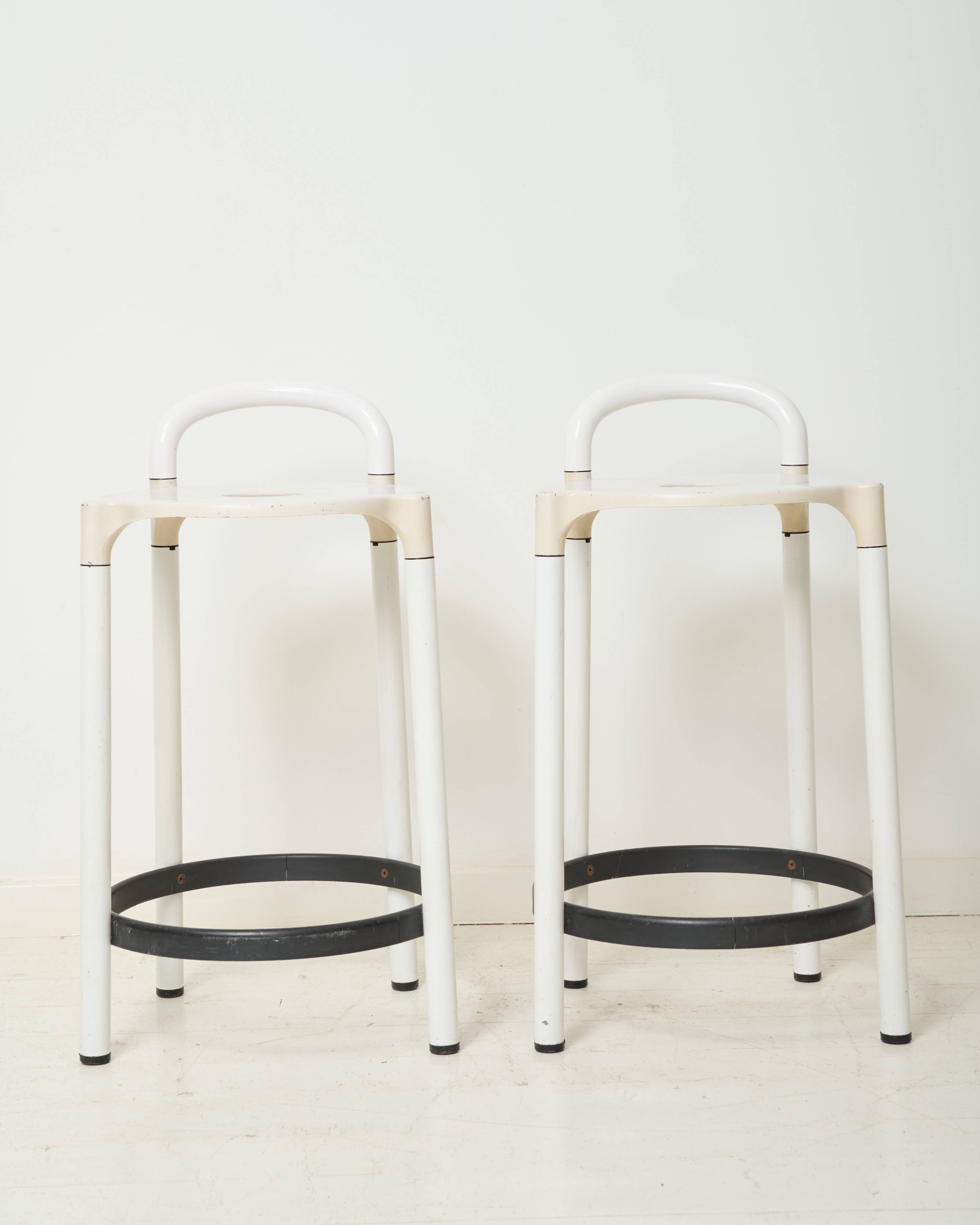 Duo de tabourets, Anna Castelli, Kartell, 1980s