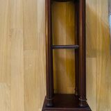 High pedestal table in solid wood