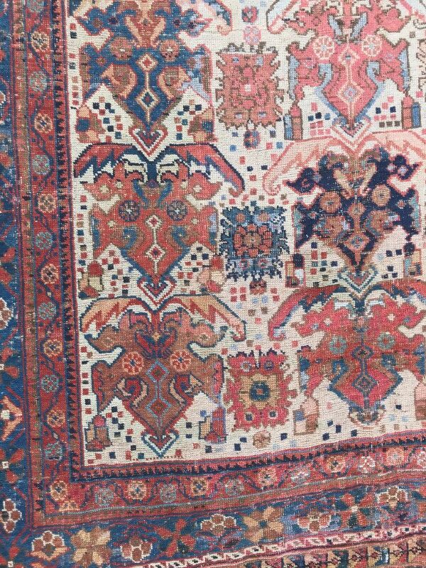 Tapis ancien Persan Afshar 19éme siècle fait main 150x232cm