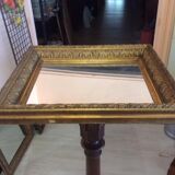 Golden rectangular mirror 45 X 52 X 6 cm