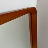 Large Danish mirror in solid teak, Hansen & Pedersen