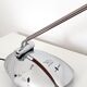Desk lamp - incm , elea- contemporary design - chrome metal & wood - 1990