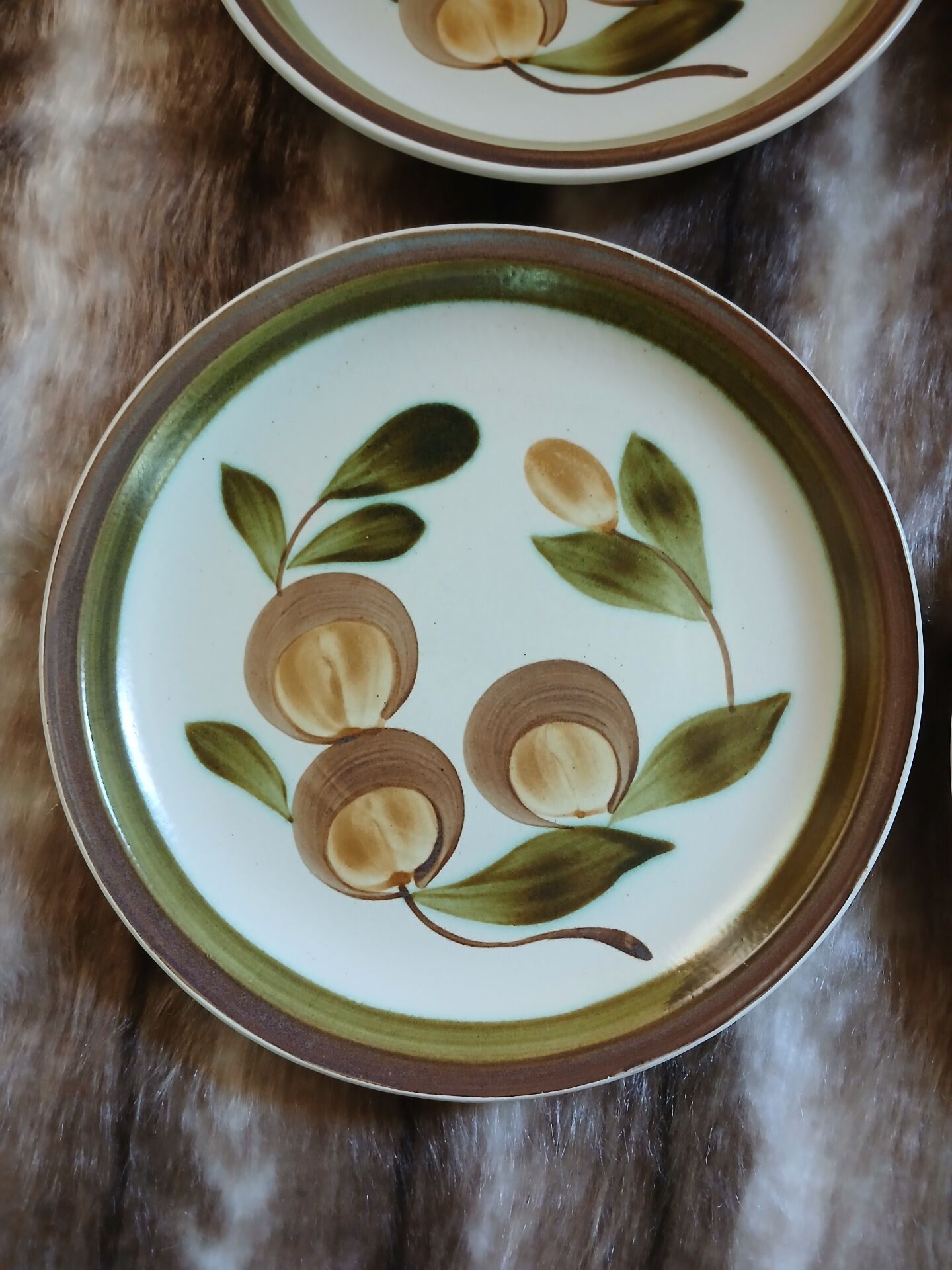 6 assiettes plates vintages Gien