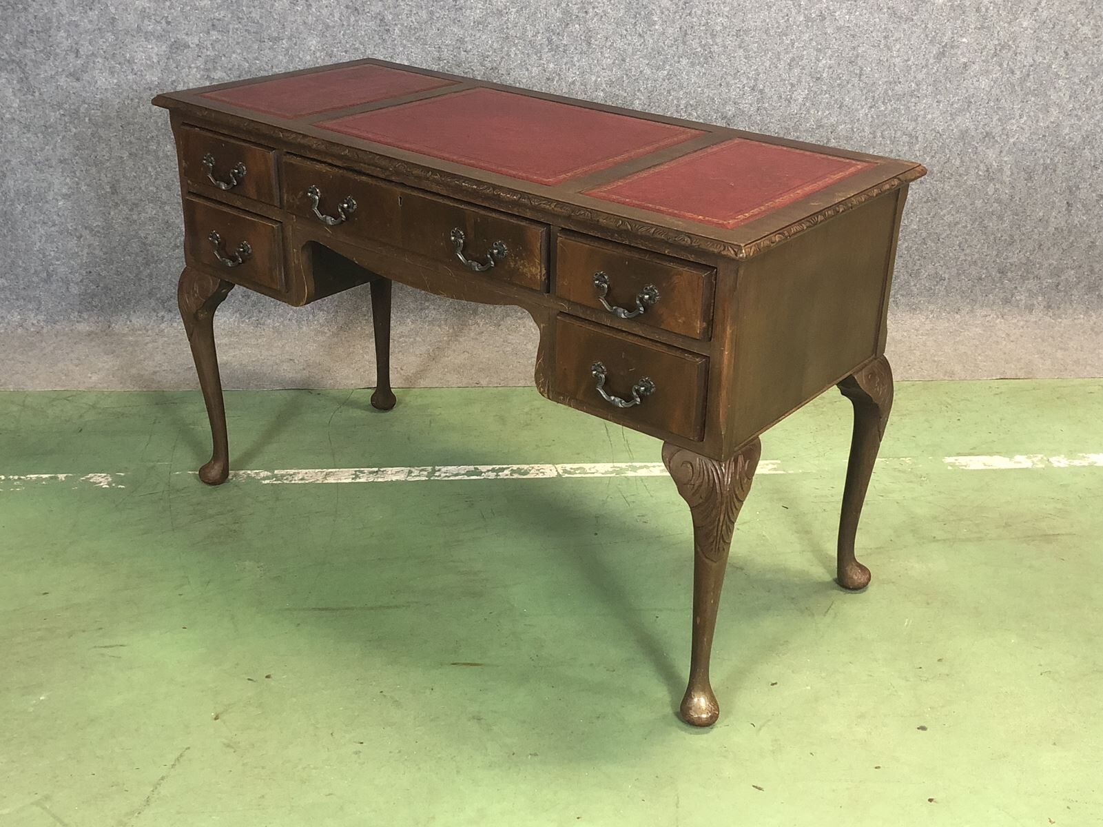English mahogany desk in 30 years