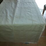 Old sheet embroidered and openwork